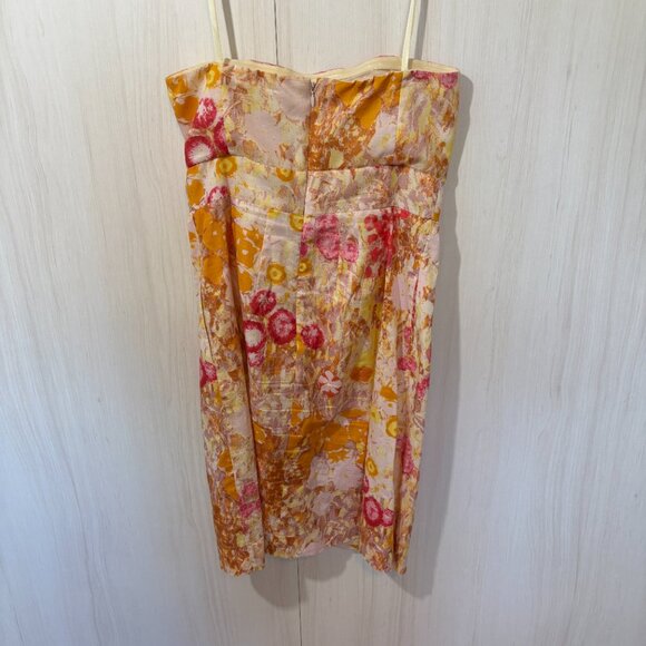 J Crew Sunshine Peony Floral Coccinelle Dress, Sz 0 - Picture 4 of 7